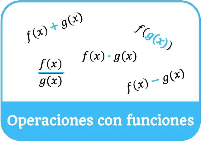 operaciones con funciones