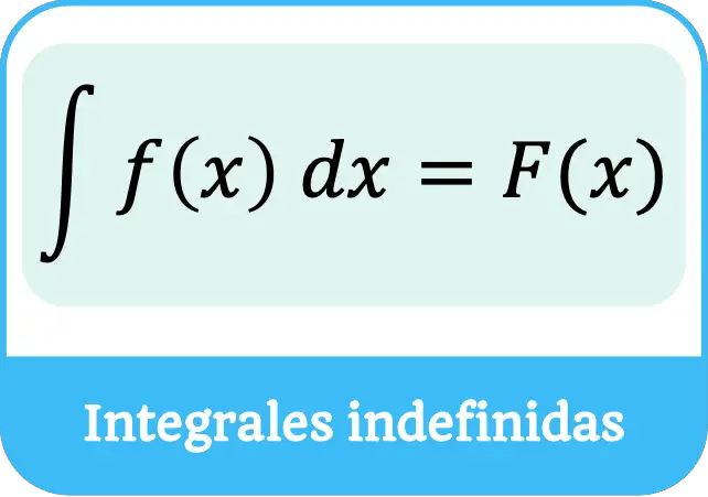 integrales indefinidas