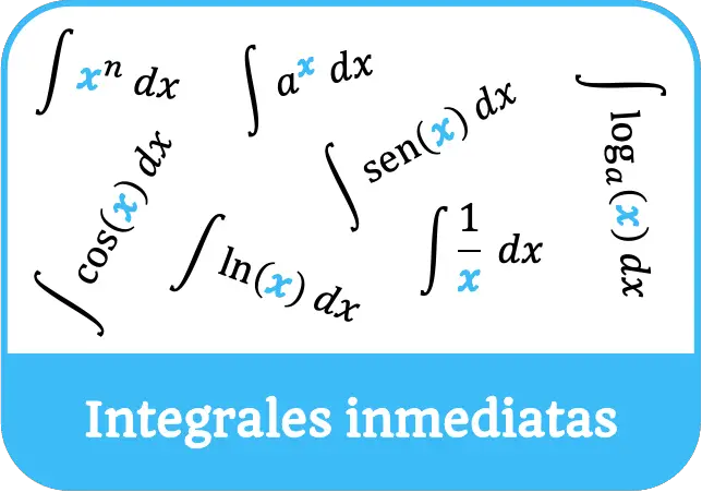 integrales inmediatas