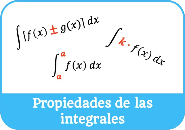 propiedades de las integrales